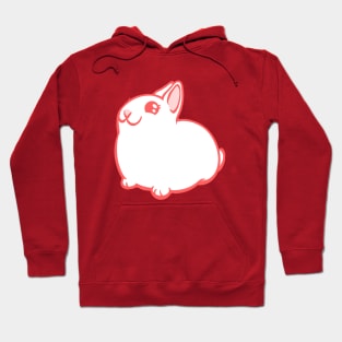 White Red-Eyed Bunny Rabbit Coney Hoodie